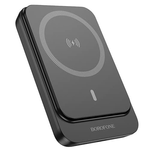 Borofone Bj63A 10000Mah Power Bank Pd 20W Fast Charging Wireless Charging Magsafe Compatible Black“ Premium Quality, Stylish & Durable Protective Case